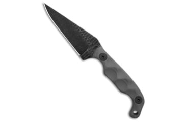 Image of Stroup Stroup Knives Mini Fixed Blade Knife Gray G-10 3.00" Black Stonewash, Gray, 1095HC, adult, BHQ-218961