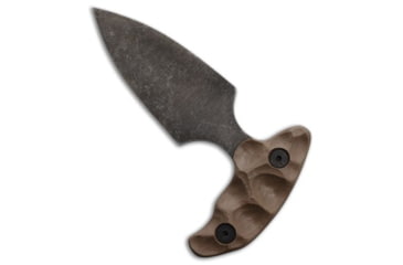 Image of Stroup Stroup Knives Stabber Push Dagger FDE G-10 2.75" Acid Washed, Dark Earth, 1095HC, adult, BHQ-198204