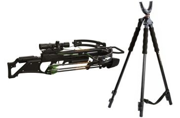 Image of Stryker Katana Crossbow Pkg., Black, A12713 W/ Vanguard Quest Tripod