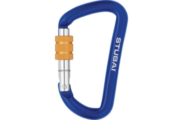 Image of Stubai Accessory Screw Gate Carabiner, Blue, 977927