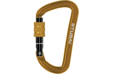 Image of Stubai Accessory Screw Gate Carabiner, Orange, 977928