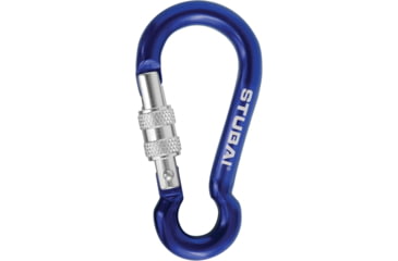 Image of Stubai Screw Gate Minikarabiner, Blue, 977914