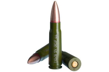 Image of STV Scorpio Ammo 7.62x39 124 Grain Full Metal Jacket, Brass Cased Rifle Ammo, 20 Rounds, S762124F