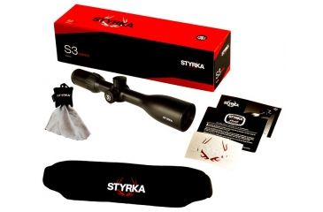 Image of EDEMO Styrka 2-7x32mm S3 Shotgun Rifle Scope, Black, Plex Reticle ST-91010, EDEMO1
