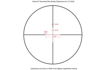 Image of Styrka Illuminated Plex Reticle