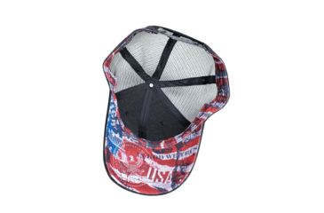 Image of Subtle Patriot Covert Trucker Hat, Black, 10 x 10 x 6, SPAC19114