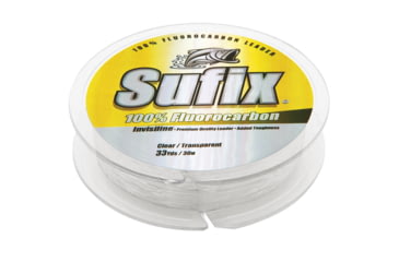 Image of Sufix 100% Fluorocarbon Invisiline Leader - 100lb - 33yds, 683-100