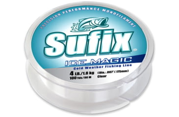 Image of Sufix Ice Magic Line 100Yds 2Lb Clear, 603-002