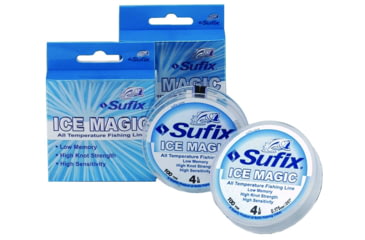 Image of Sufix Ice Magic Line 100Yds 4Lb Clear, 603-004