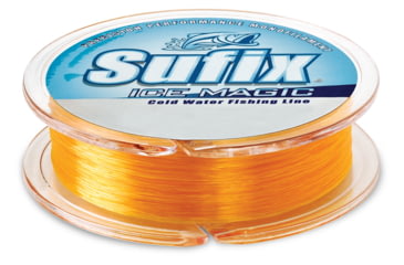 Image of Sufix Ice Magic Monofilament Line, 4lb Test, 300yd Neon Orange, Boxed, 603-104NO