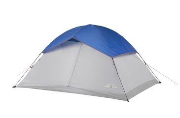 Image of Suisse Sport 2 Pole Dome Tent, Gray, Blue, 4 Person, SS090752GO