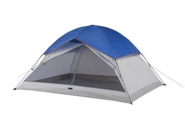 Image of Suisse Sport 2 Pole Dome Tent, Gray, Blue, 4 Person, SS090752GO