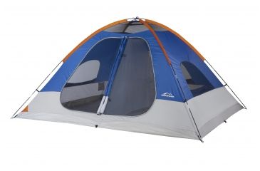 Image of Suisse Sport Mammoth Dome Tent - 12ft X 10ft, Gray, Blue, Orange, 8 Person, TMDG121072GG