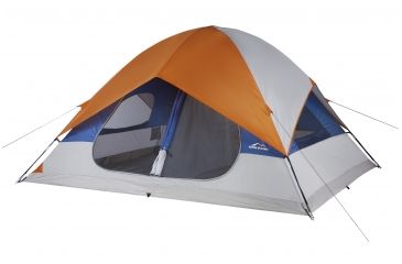 Image of Suisse Sport Mammoth Dome Tent - 12ft X 10ft, Gray, Blue, Orange, 8 Person, TMDG121072GG