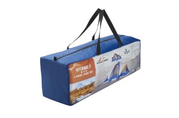 Image of Suisse Sport Wyoming 3 Room Tent - 18ft X 10ft, Gray, Blue, Orange, 8 Person, MTB1810BCBG