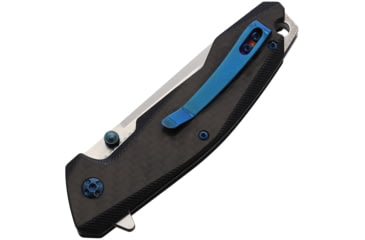Image of Summit Gear Linerlock Carbon Fiber Folding Knife, 4.5in Closed, 3.5in Satin Stainless Blade, Black G10 Handle, 60.01.7200031