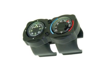 Image of Sun Company Sun Co CyclGage Compass/Thermometer, Black, 1 Year Limited Warranty, SUN-00407