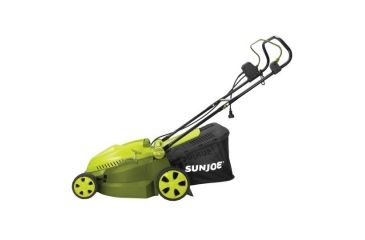 Image of Sun Joe 16-Inch 12-Amp Electric Lawn Mower / Mulcher, Green MJ402E