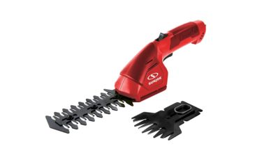 Image of Sun Joe 2-in-1 Cordless Grass Shear, 7.2 V, Red, Red, Large, HJ604C-RED