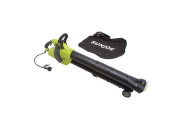 Image of Sun Joe 3-in-1 Electric Blower - 250 MPH - 13 Amp - Vacuum Mulcher, Green SBJ702E