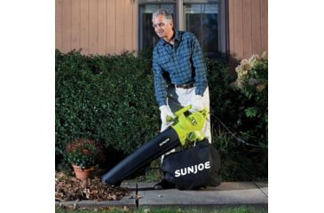 Image of Sun Joe 3-in-1 Electric Blower/Vacuum/Leaf Shredder, Green SBJ604E