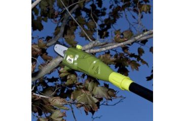 Image of Sun Joe 8-Inch 6.5-Amp Electric Pole Chain Saw, Green SWJ800E