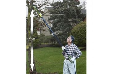 Image of Sun Joe 8-Inch 6.5-Amp Electric Pole Chain Saw, Green SWJ800E