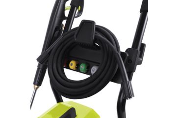 Image of Sun Joe Cold Water Electric Direct Drive Crank Shaft Pressure Washer - 1300 PSI w/ Wall Mount, Roll Cage, 2.15HP, 120V, Green SPX9005-PRO