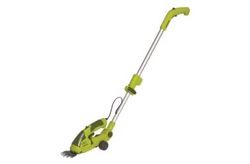 Image of Sun Joe Cordless 2-in-1 Grass Shear / Hedge Trimmer w/ Extension Pole, Green HJ605CC