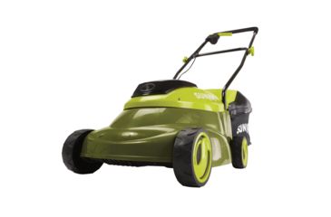 Image of Sun Joe Cordless Lawn Mower with Brushless Motor - 5Ah, 14in, 24V, Green MJ24C-14-XR