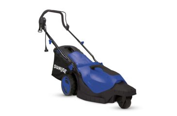 Image of Sun Joe Electric Lawn Mower, 3-Wheels16 Inch12 Amp, 360 Degrees Turn Radius, Blue, Large, MJ404E-360-SJB