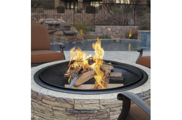 Image of Sun Joe Fire Joe Cast Stone Fire Pit, 35in, Natural Stone, SJFP35-STN