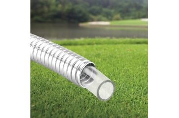 Image of Sun Joe Heavy-Duty Spiral Constructed Stainless Steel Garden Hose, 25 ft AJSGH25