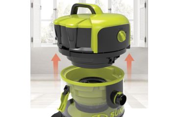 Image of Sun Joe Industrial Motor Wet/Dry Vac w/ Semi Transparent Tank - 4HP, 6.6Gal., Green SWD6600
