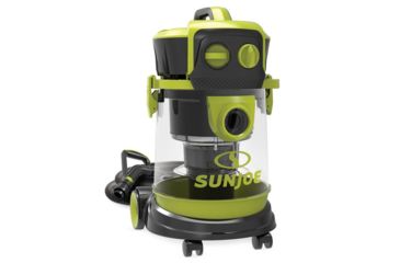 Image of Sun Joe Industrial Motor Wheeled Wet/Dry Vacuum w/ Semi Transparent Tank - 3.5HP, 4Gal., Green SWD4000