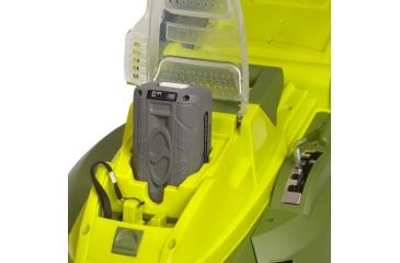 Image of Sun Joe iON 40-Volt Hybrid Cordless / Electric 16-Inch Lawn Mower, Green ION16LM-HYB