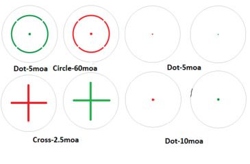 Image of Sun Optics 30Mm Multi Dot Sight/Ring, Black Matte, CD14-MDRG