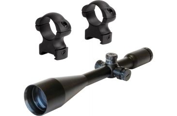 Image of Sun Optics 42x60mm Fixed Long Range Scope CS41-4260 w/ 30mm High Steel Rings SM316
