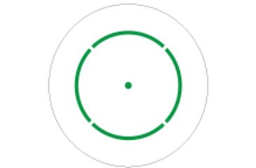 Image of Sun Optics 65 MOA Circle/1 MOA Dot/Red/ Green, Matte Black CD14-RG65