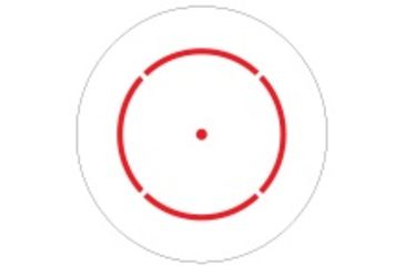 Image of Sun Optics 65 MOA Circle/1 MOA Dot/Red/ Green/Clam, Matte Black CD14-RG65C