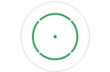 Image of Sun Optics 65 MOA Circle/1 MOA Dot/Red/ Green/Clam, Matte Black CD14-RG65C