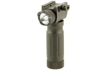 Image of Sun Optics Tactical Fore End Grip w/750 Lumen, Green Laser, Clam Pack, CLFLGC
