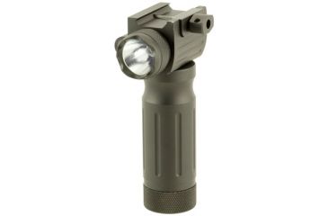 Image of Sun Optics Tactical Fore End Grip w/750 Lumen, Red Laser, Clam Pack, CLFLRC