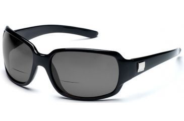 Image of Suncloud Cookie Sun Glasses, Black Frame, Gray Polarized Reader Lens