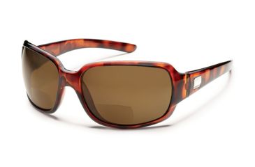 Image of Suncloud Cookie Sunglasses Tortoise Frame Brown Polarized Reader +1.50 Lens S-COPPBRTT150