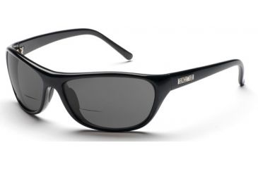 Image of Suncloud Honcho Sunglasses, Black Frame, Gray Polarized Reader Lens