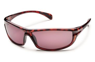 Image of Suncloud King Sunglasses Tortoise Frame Rose Polarized Polycarbonate Lens S-KNPPRSTT