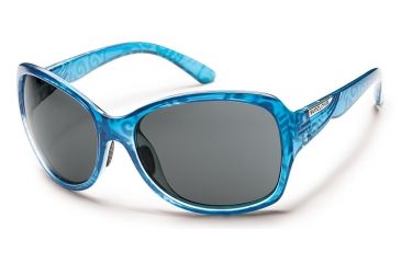 Image of Suncloud Polarized Optics Cassandra Sunglasses - Blue Print Frame/Gray Polarized Polycarbonate Lens S-CRPPGYBL