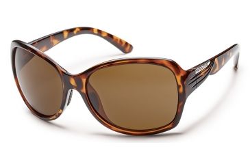 Image of Suncloud Polarized Optics Cassandra Sunglasses - Tortoise Frame/Brown Polarized Polycarbonate Lens S-CRPPBRTT