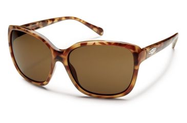 Image of Suncloud Polarized Optics Cayenne (New) Sunglasses - Tortoise Frame, Brown Polarized Polycarbonate Lenses S-CYPPBRTT